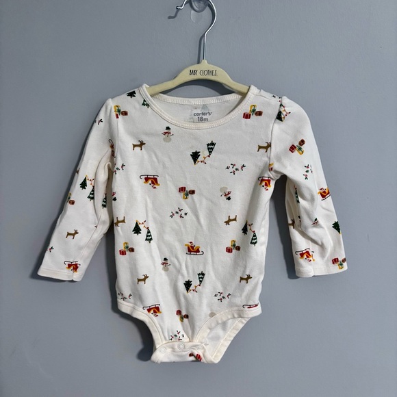 3-Piece Carter’s Toddler Girl Christmas Dress - Picture 3 of 9